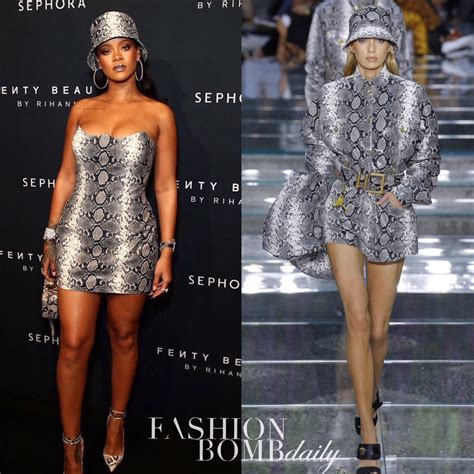 rihanna versace dress|Rihanna style outfits.